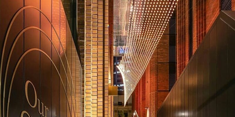 Creating Outdoor Architecture Spaces with Catenary Lighting