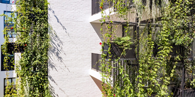 Tensile Helps Create the Hanging Gardens of Vance Apartments