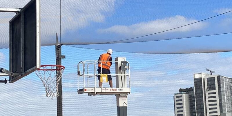 Webnet Mesh Barriers for Sporting Fields and Playgrounds