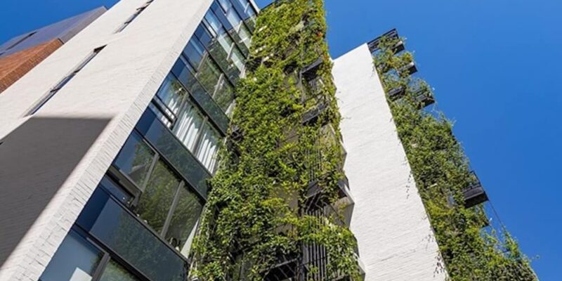 4 Benefits of a Tensile Facade or Vertical Garden