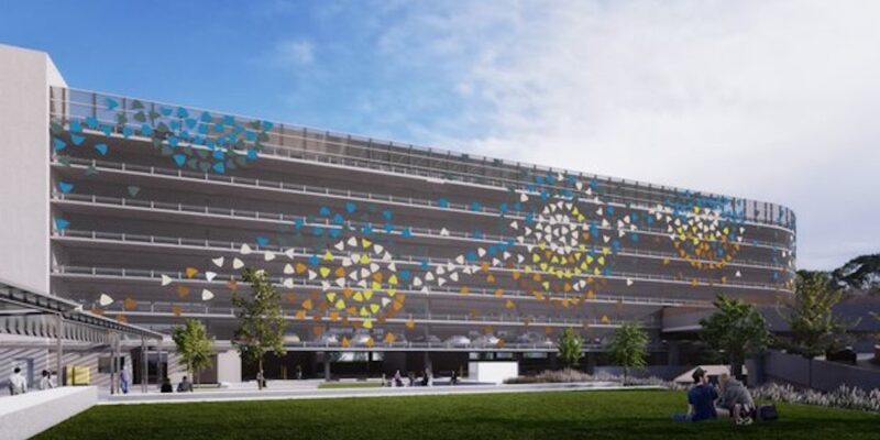 Inspirational New Carpark Facade for Liverpool Hospital