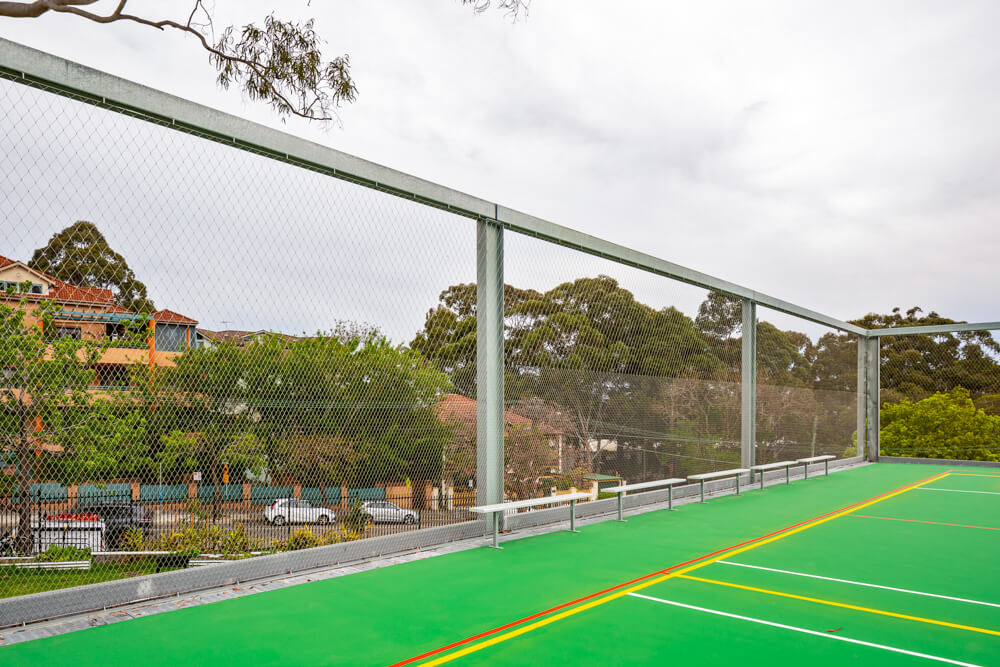 Fall Protection Systems for Roofs in Schools / Tensile Design & Construct