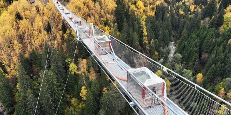 Jakob Materials Shine on Swiss Suspension Bridge Project